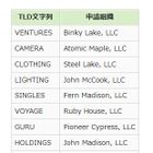 「.CAMERA」「.HOLDINGS」など、新たに9つのドメイン名が追加 画像