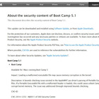 「Boot Camp」のセキュリティアップデートを公開　アップル 画像