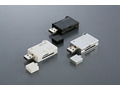 バッファローコクヨ、SD/miniSD/microSDカード対応のUSBカードリーダー 画像