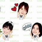 LINEとAKB48がコラボ開始……次回の総選挙選抜メンバーがスタンプに 画像