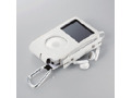 コードが邪魔になることがないiPod classic/touchのレザー/ハードケース、エレコム 画像