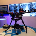 【CommunicAsia 2014 Vol.4】一眼レフを搭載して空撮が可能なマルチコプター 画像