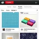 アドビ、クラウド素材集「Creative Cloud Market」発表 画像
