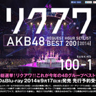 AKB48“楽曲の総選挙”「リクアワ2014」ダイジェスト映像公開 画像