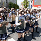 アライグマに扮した「宇宙最凶ロケットガールズ」が渋谷に出現 画像