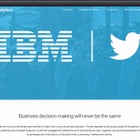 TwitterとIBMが協業……企業意思決定にTwitterデータを活用 画像