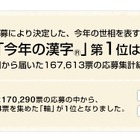 今年の漢字「税」に決定！ 画像