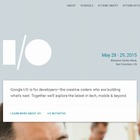 開発者向け会議「Google I/O 2015」、登録受付を3月17日開始 画像