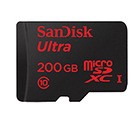 【MWC 2015 Vol.45】SanDisk、世界初となる容量200GBのmicroSDXCカード発表 画像