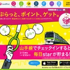 山手線に乗るとポイントが貯まる……JR東日本、「山手線チェックイン機能」を試験提供 画像