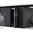 盗難防止！ 公共施設向けの“個室”自転車置き場が登場 画像