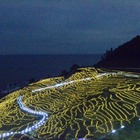 幻想的な棚田にうっとり！石川県千枚田の「あぜのきらめき」 画像