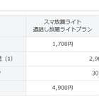 ソフトバンク、月額2,900円で1GBのデータ定額プラン発表 画像