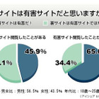 「裏サイト」閲覧者の半数以上が「有害サイトではない」と認識 画像