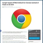 影響はどこまで？ Google、ChromeでFlashをデフォルトで無効に 画像