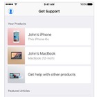 米Apple、製品修理・サポート向けアプリ「Apple Support」をリリース 画像