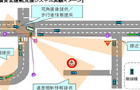 富士通、「高度道路交通システム」の実証実験を開始〜無線を使った協調で安全運転を支援 画像