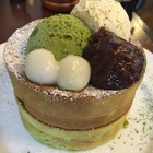 2段に重ねられたふわふわ抹茶パンケーキ！星乃珈琲店で食べたい1品 画像