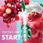 スタバが新フラペチーノを告知！今度は「グレーピー グレープ ＆ ティー ジェリー フラペチーノ」！ 画像