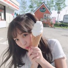 大原優乃、ソフトクリームからかわいすぎるひょっこりはん！ 画像