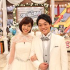 おばたのお兄さん＆山崎アナ、番組内で前代未聞の結婚披露宴！ 画像