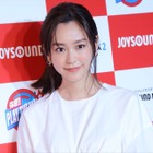 桐谷美玲、三浦翔平との「交際順調？」質問に笑顔で“こくん” 画像