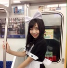 武田舞彩、ハロウィンの仮装披露！メイドから返り血ゾンビ姿も 画像