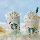 スタバからホワイトクリスマスをイメージしたフラペチーノが登場 画像