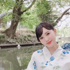 元HKT48兒玉遥の浴衣姿にファンうっとり！ 画像