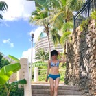 兒玉遥、SNSでスタイル抜群の水着姿披露 画像