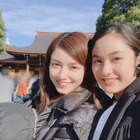 平祐奈、姉・愛梨と明治神宮参拝の2ショット写真公開！「姉と久々にゆっくり」 画像