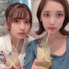 都丸紗也華&都丸亜華梨の“姉妹”2ショットに「カワイイ!!」「美人」の声 画像