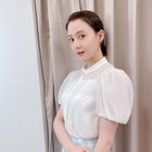 トリンドル玲奈、前髪すっきり水色スカートファッションに「可愛い」「新鮮」の声 画像