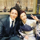 高岡早紀、玉木宏は「男っぽい素敵な俳優さんでした」……『桜の塔』ツーショット公開！ 画像