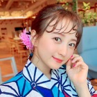 小松彩夏、夏の終わりを惜しみつつ浴衣ショット公開！ファン「萌え、萌え」「お似合いです」 画像