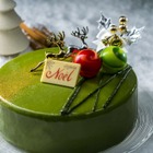 京都宇治の老舗茶舗「京はやしや」が宇治抹茶を贅沢に使用したクリスマスケーキ 画像