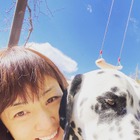 高岡早紀、愛犬とのすっぴんプライベートショット公開！「綺麗!!」「素敵すぎ」 画像