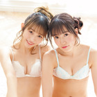 スタフィオ・末永香乃＆猫宮りな、初水着グラビアに挑戦！純白ビキニでキュートに 画像