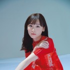 新朝ドラヒロイン・福原遥、鮮烈赤ドレスでFLASH巻頭グラビア 画像