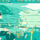 話題の「ほろよい」CM第3弾！人気イラストレーター・HAIが色鮮やかな車窓描く 画像