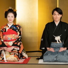 寿恵子、あでやかな花嫁衣裳！美しさに分家の3人もア然『らんまん』第64話 画像