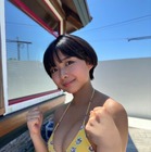 グラドル・桑島海空、『FRIDAY』表紙ビキニのオフショに「夏ガール！」の声 画像