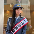 国民的美少女・井本彩花、一日警察署⻑で交通安全呼びかけ 画像