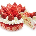 2日間限定！カフェコムサ、福岡産あまおう贅沢使いのクリスマスケーキ発売 画像