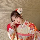 黒嵜菜々子、成人式の振袖姿を披露 画像