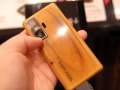 【CEATEC JAPAN 2009 Vol.9】本物のヒノキを使ったNTTドコモの「TOUCH WOOD」 画像