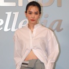 桐谷美玲、大胆なへそ出しワンピで会場を魅了…キャスター業にも意欲 画像