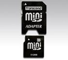 トランセンド、80倍速miniSDメモリカードを発表 画像