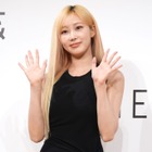 「aespa」ジゼル、黒色のドレス姿で登場!日本デビュー“サプライズ”の祝福に大喜び 画像