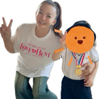 華原朋美、5歳愛息子の運動会での親子ショット「ドキドキ わくわくしながら息子の運動会に行ってきました」 画像